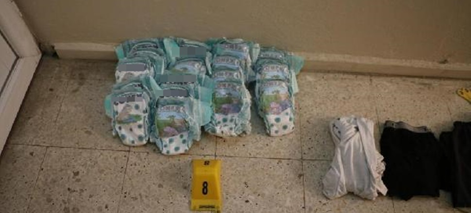 PKK'lı teröristler bombaları bebek bezine saklamışlar