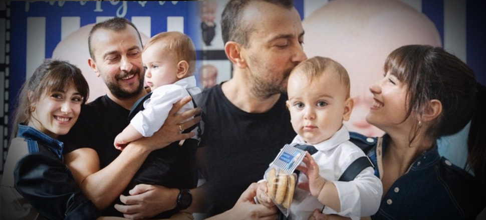 Ünlü çift Hazal Kaya ile Ali Atay'dan oğulları Fikret Ali'ye doğum günü partisi...