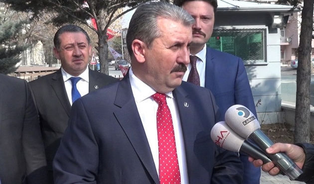 BBP lideri Mustafa Destici,  Cumhurbaşkanı Erdoğan'la görüştü