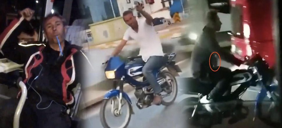 Skandal görüntüler! Bu kez minibüste yakalandı...