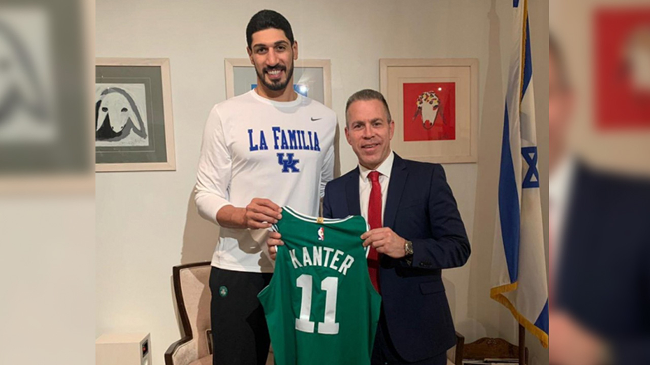 İsrail'in üst düzey isminden FETÖ'cü Enes Kanter'e ziyaret!