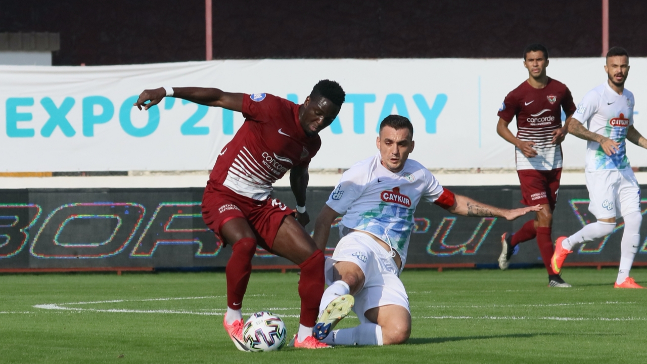 Çaykur Rizespor, Hatayspor deplasmanında kabus gördü