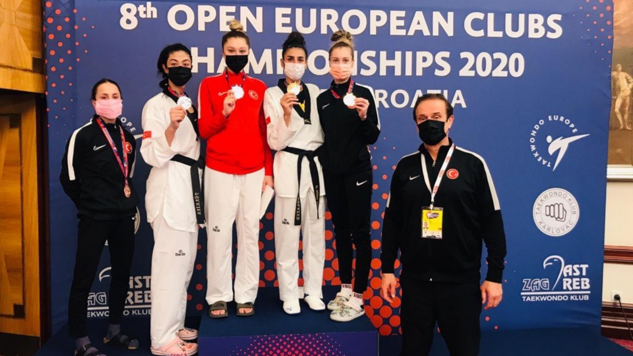 Milli taekwondoculardan 2 altın, 2 gümüş, 1 bronz madalya