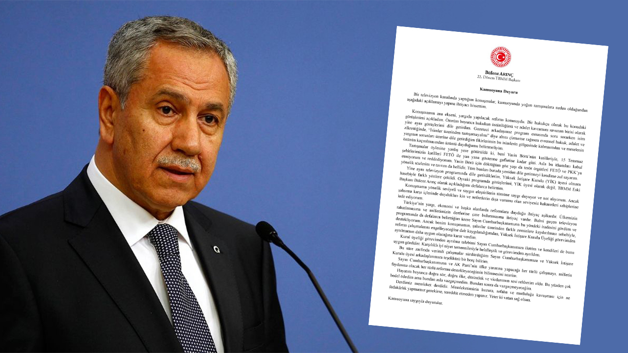 Arınç'ın istifasının perde arkası
