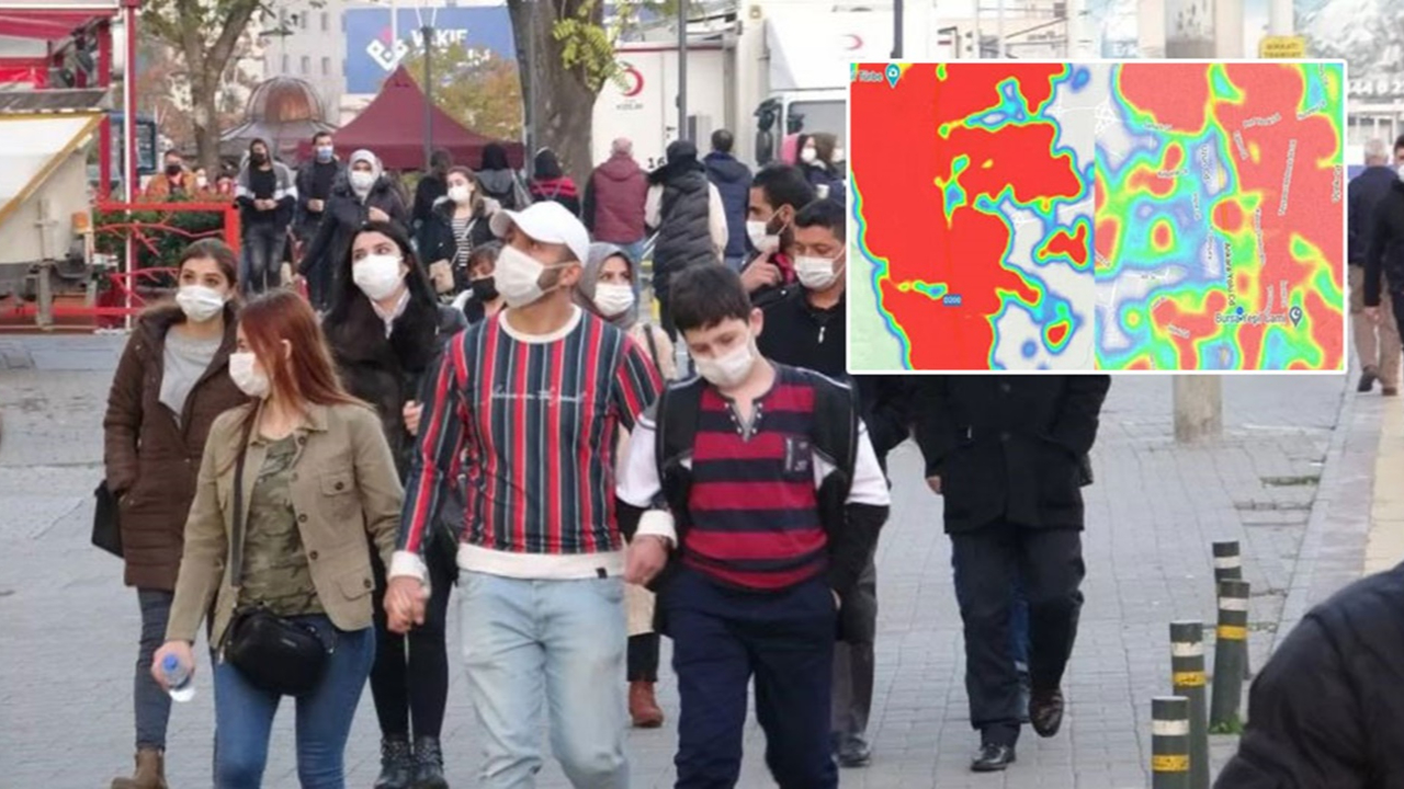 Harita 3 ayda kırmızıya döndü