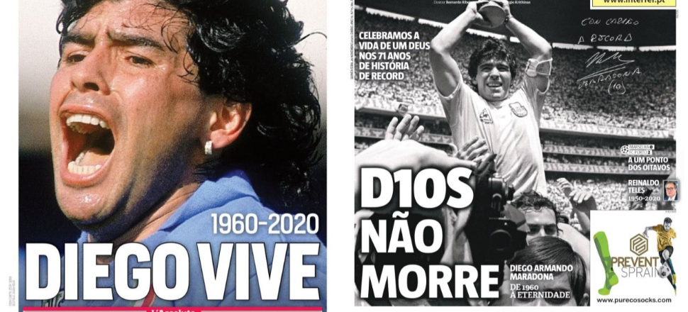 Maradona'nın ölümü tüm dünyada 1. haber
