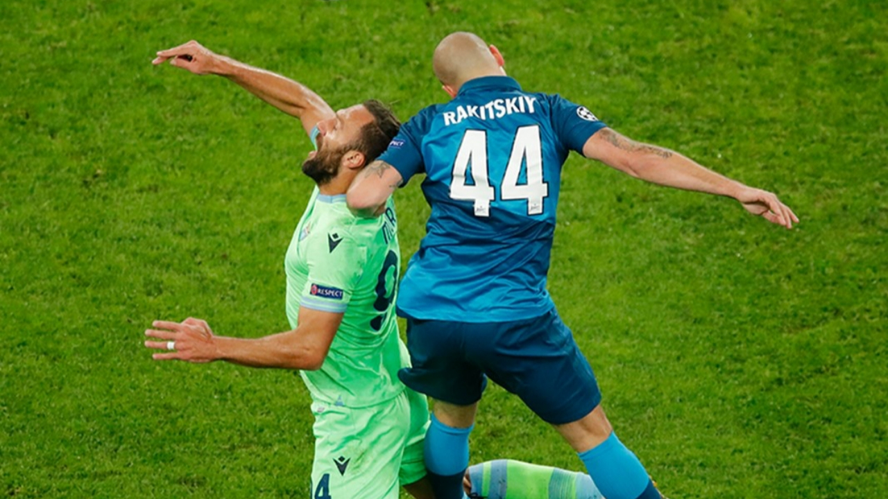 Lazio'lu Vedat Muriç Zenit maçında sakatlandı