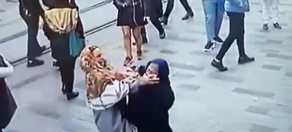 Taksim'de akılalmaz görüntüler!