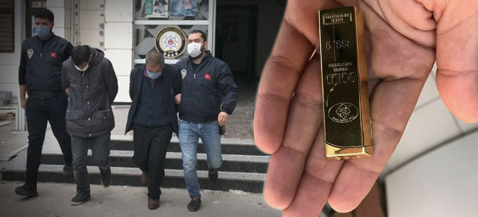 Külçe altın diye çakmak sattılar!
