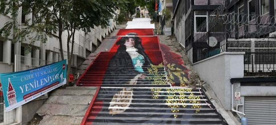 Beyoğlu merdivenlerinde sanat şöleni