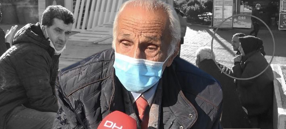 Karantinadaki oğluna ekmek götüren baba: 'Bizim insanlarımız asla akıllanmıyor'
