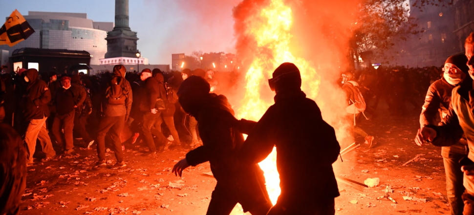 Fransa'dan dehşete düşüren manzaralar