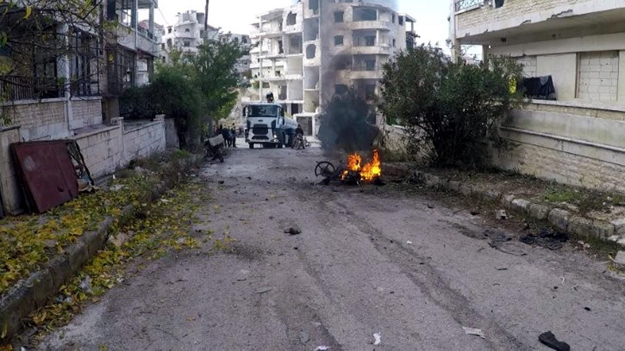 İdlib’de bombalı motosikletle saldırı: 1 ölü, 2 yaralı