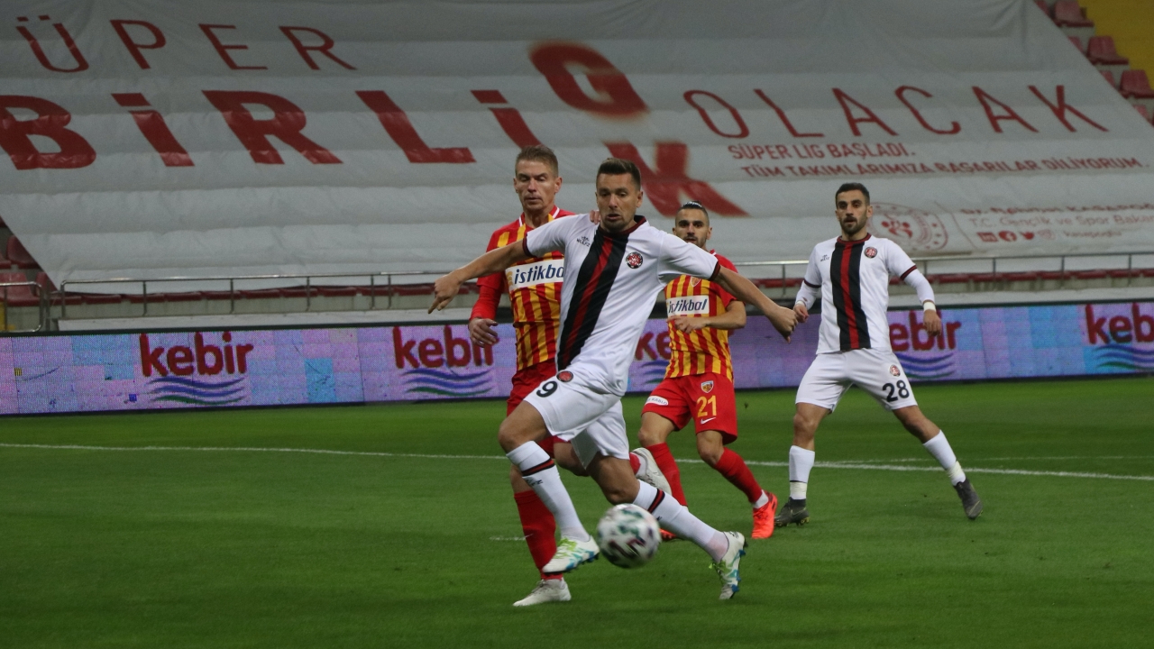 Kayserispor&Fatih Karagümrük 10. haftada yenişemedi