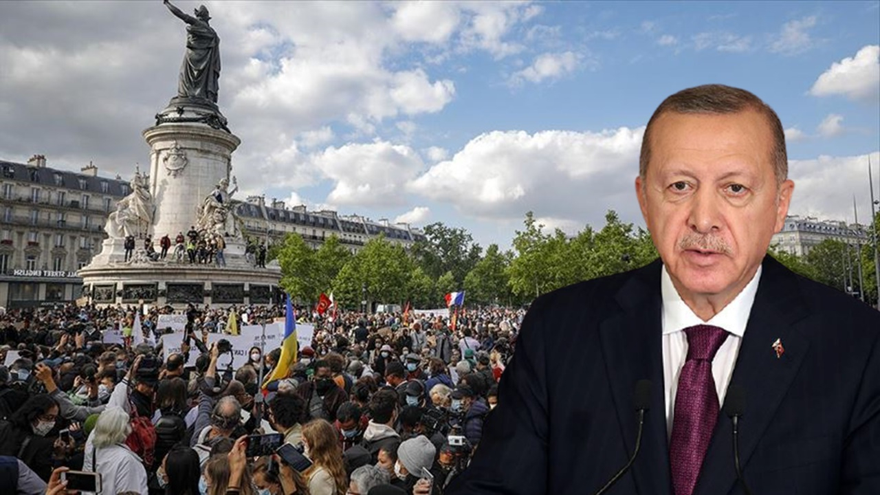'Fransa'nın ablukasında üç maymunu oynadılar'