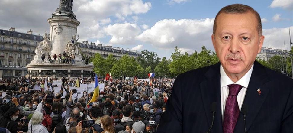 'Fransa'nın ablukasında üç maymunu oynadılar'