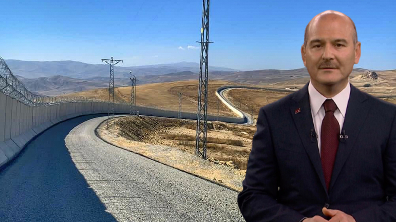 Bakan Soylu 'Şükür' diyerek paylaştı: Güvenlik Duvarı Projesi sona erdi
