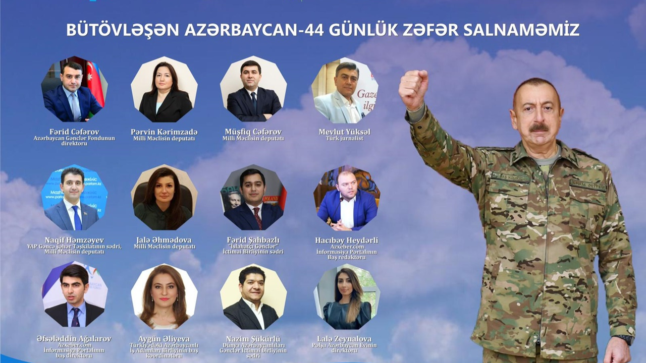 Azerbaycan'da zafer için anlamlı yayın
