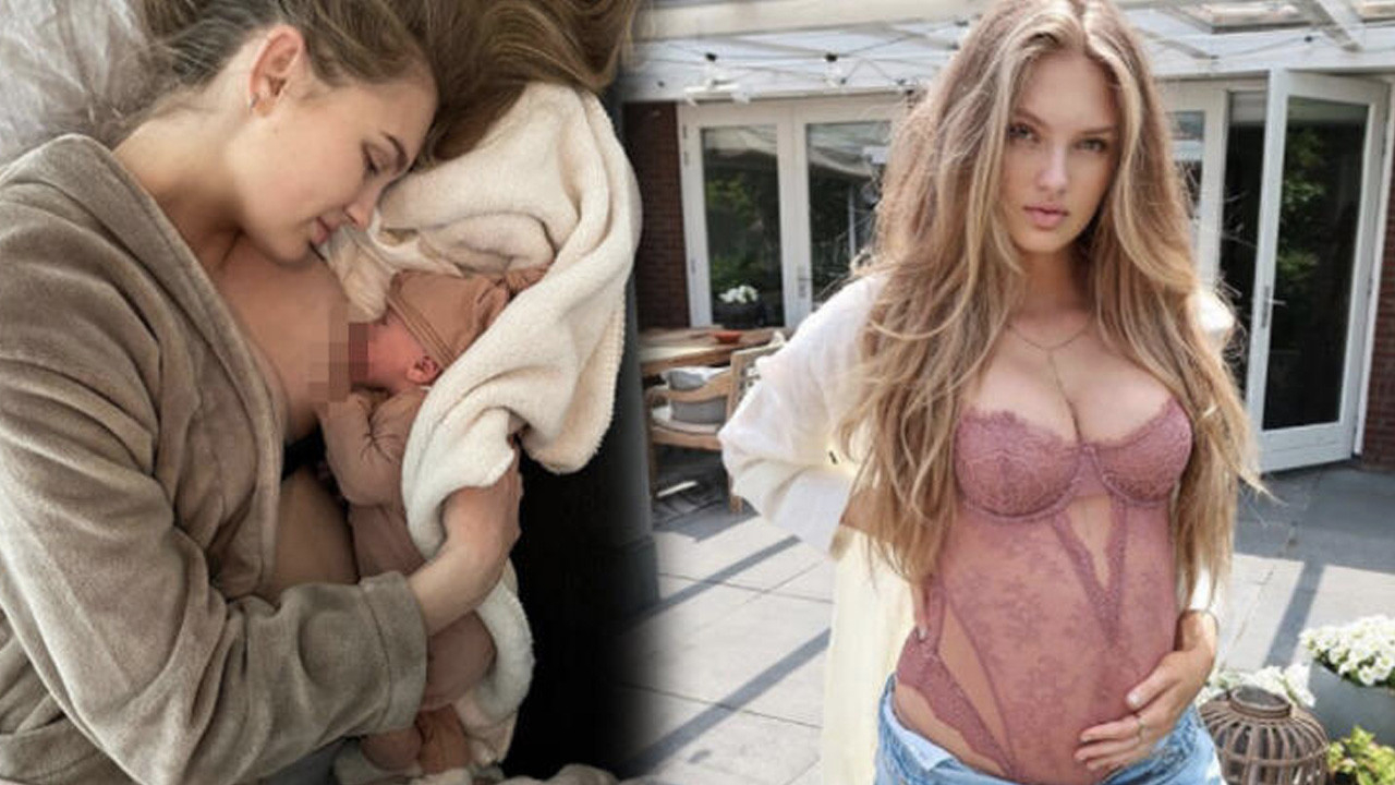 Model Romee Strijd anne oldu!
