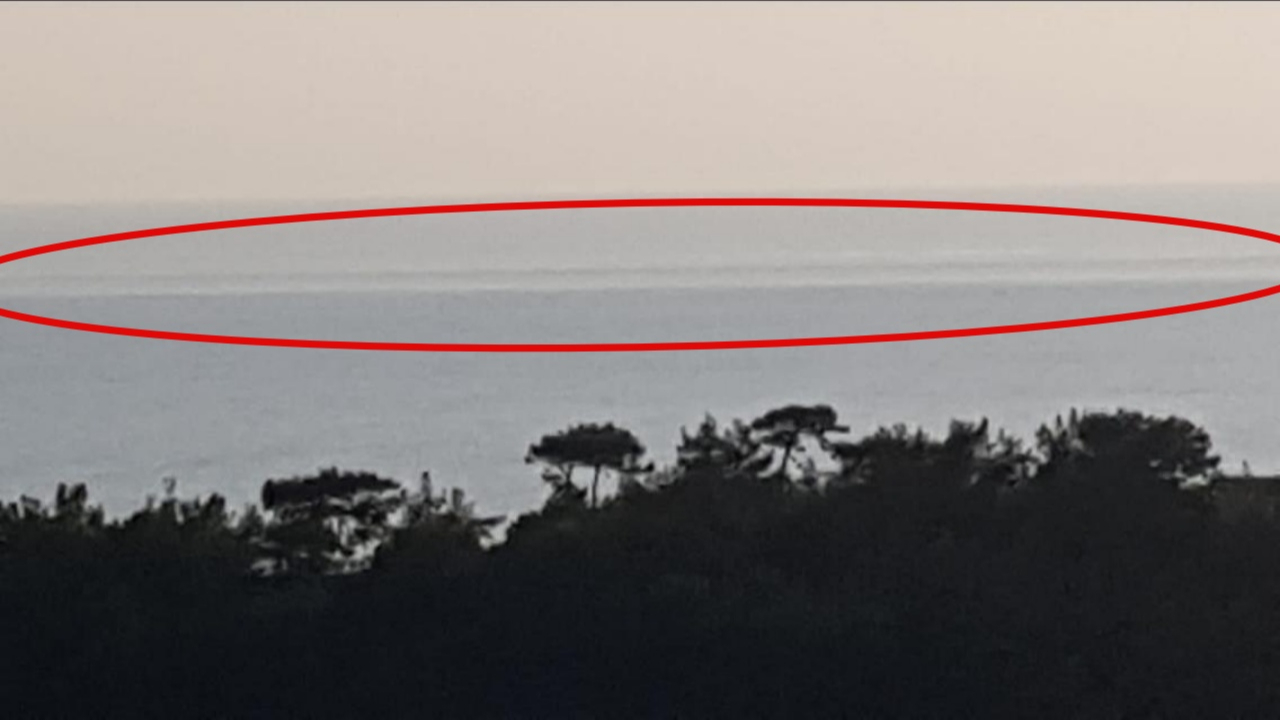Antalya'da deprem anında kaydedildi