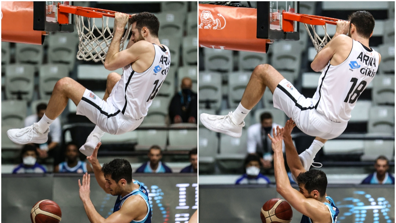 Beşiktaş'tan Türk Telekom'a 34 sayı fark!