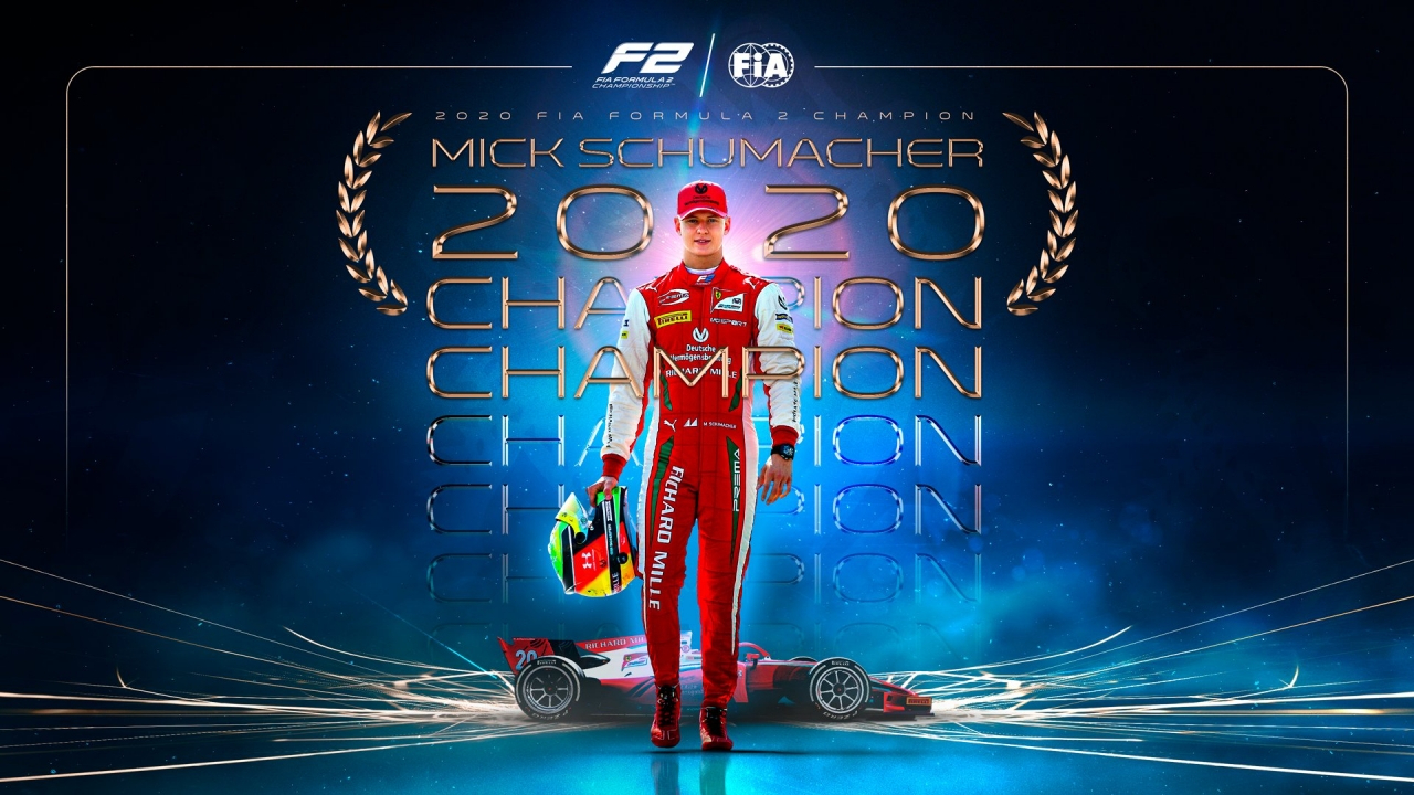 Formula 2'de şampiyon Mick Schumacher