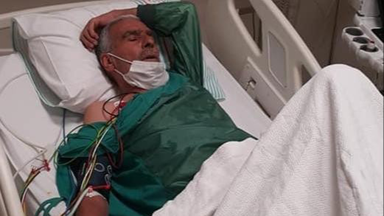 Kalp krizi geçiren Şehit Fethi Sekin’in babası anjiyo oldu