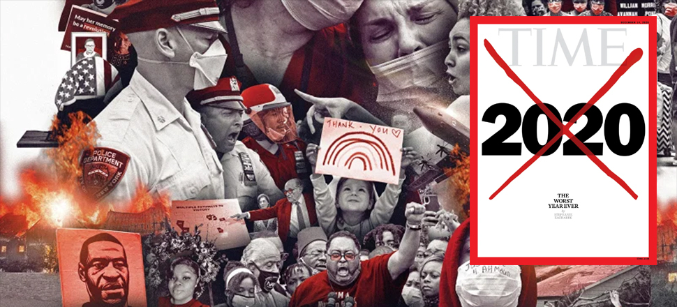 Time dergisi '2020 yılını' en kötü yıl seçip üzerini çizdi!