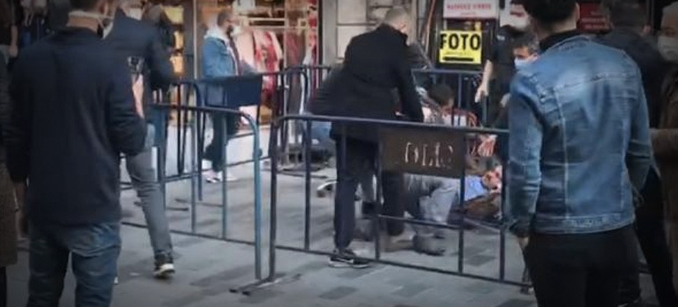 Kuyrukta sosyal mesafe kavgası!