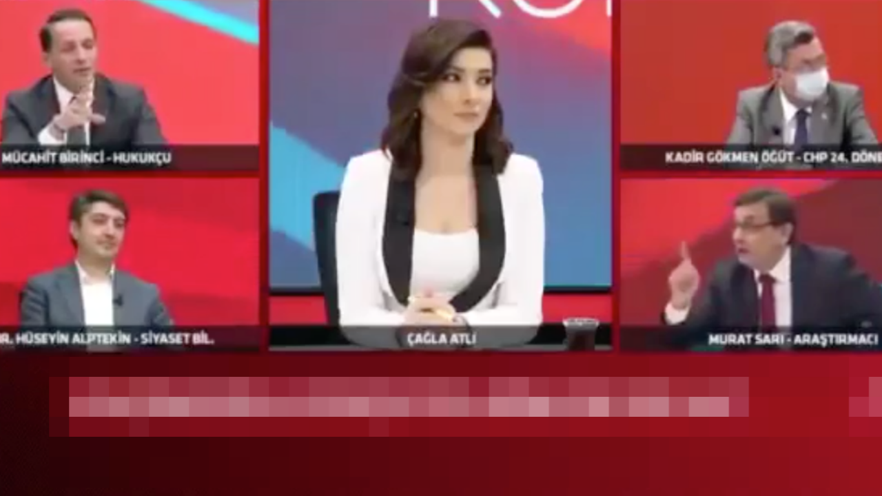 Murat Sarı, 12 kez aynı cümleyi kurup yayını terk etti