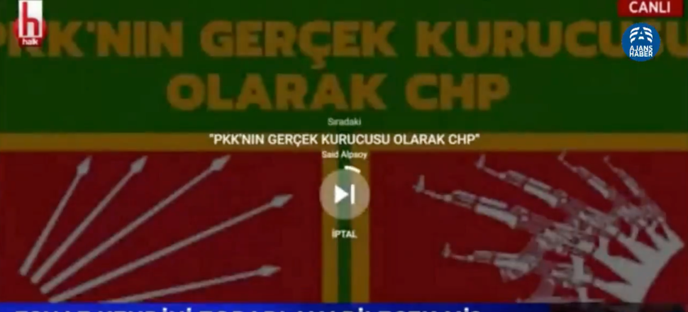 "PKK'nın gerçek kurucusu CHP"
