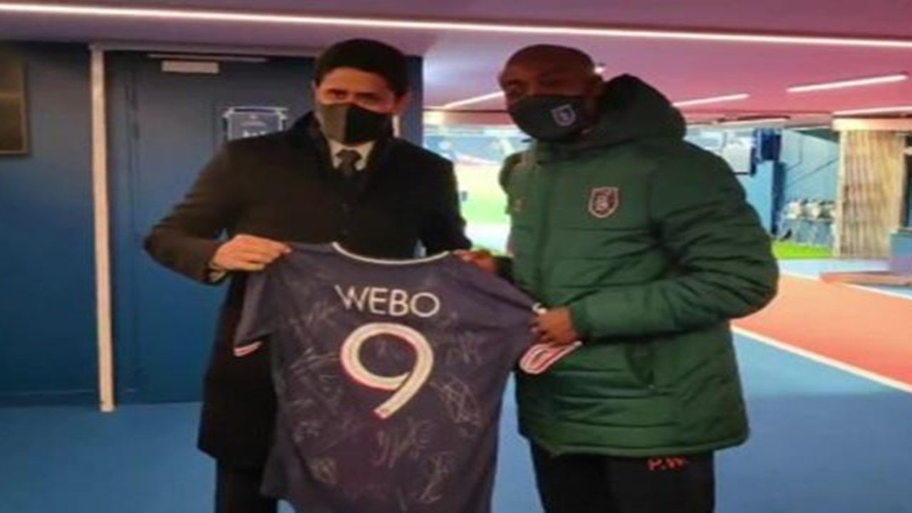 PSG Başkanı Nasır el-Halifi'den Webo'ya özel forma