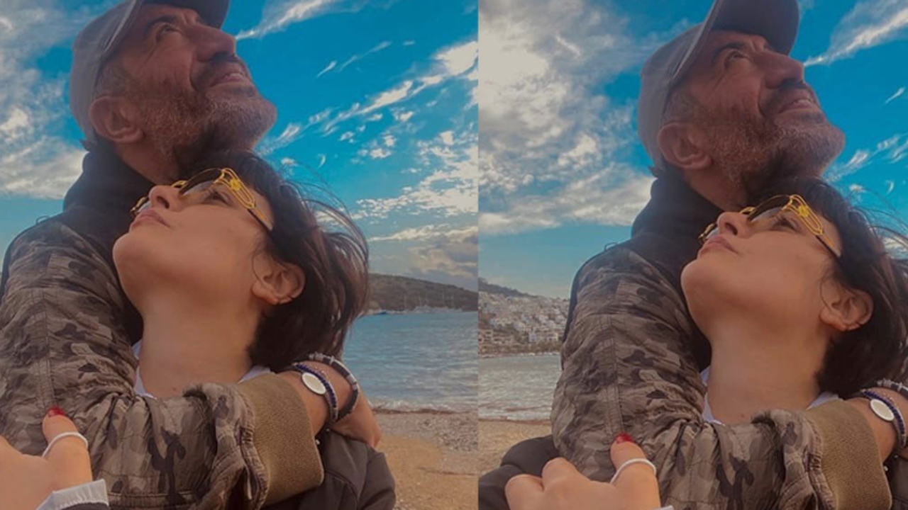 Gonca Vuslateri ve Hakan Altun'dan aşk dolu fotoğraf