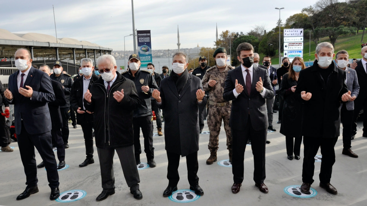 Maç çıkışında yaşanan terör saldırısında şehit olan vatandaşlar anıldı