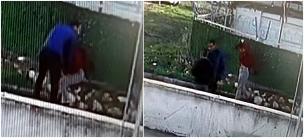 Dehşete düşüren anlar kamerada