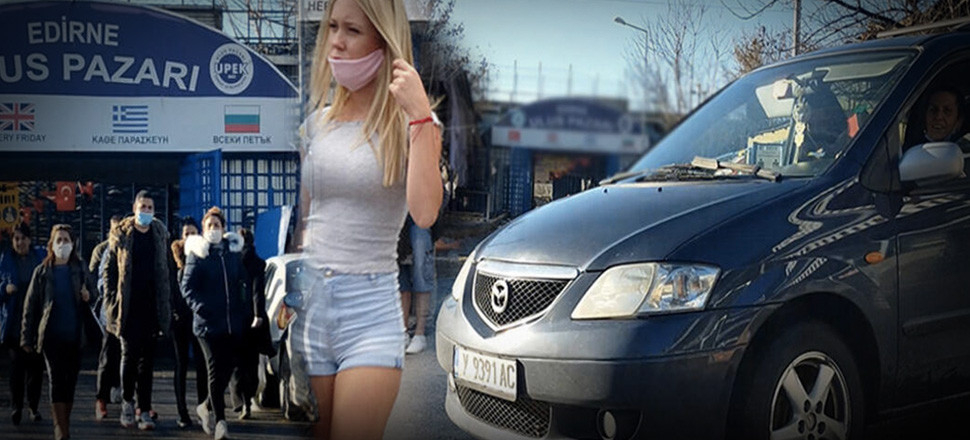 Bulgar turistler kapıya kadar geldi!