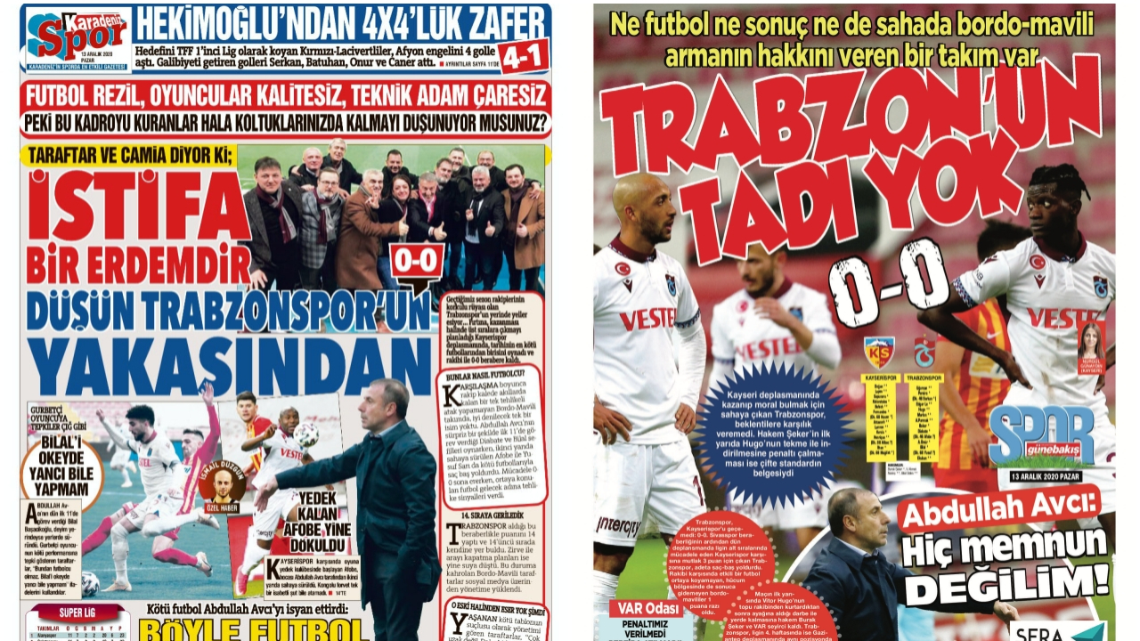"İstifa bir erdemdir, düşün Trabzonspor’un yakasından"