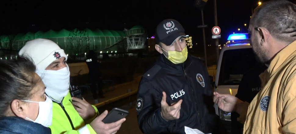 Bursa'da sürücü, kısıtlamayı ihlal edip taşkınlık yaptı
