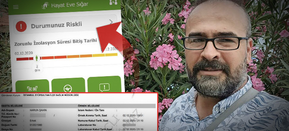 TC kimlik numarası kullanılarak adına test yaptırıldı... Sonuç pozitif çıktı!