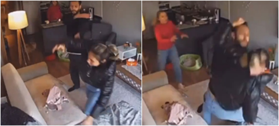 Ayrılacak diye tekme tokat dövdü