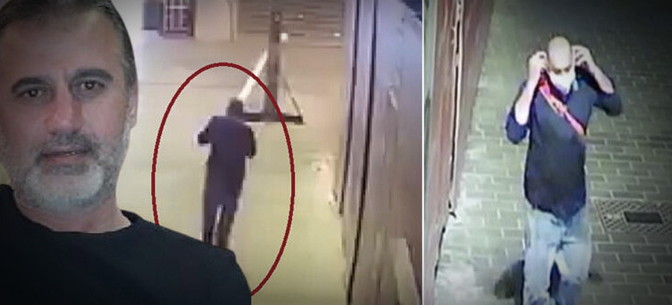 Kalaslı saldırgan onlarca kişinin önünde dehşet saçmış!