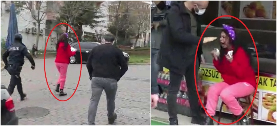 Maske uyarısı yapan polise saldırı!