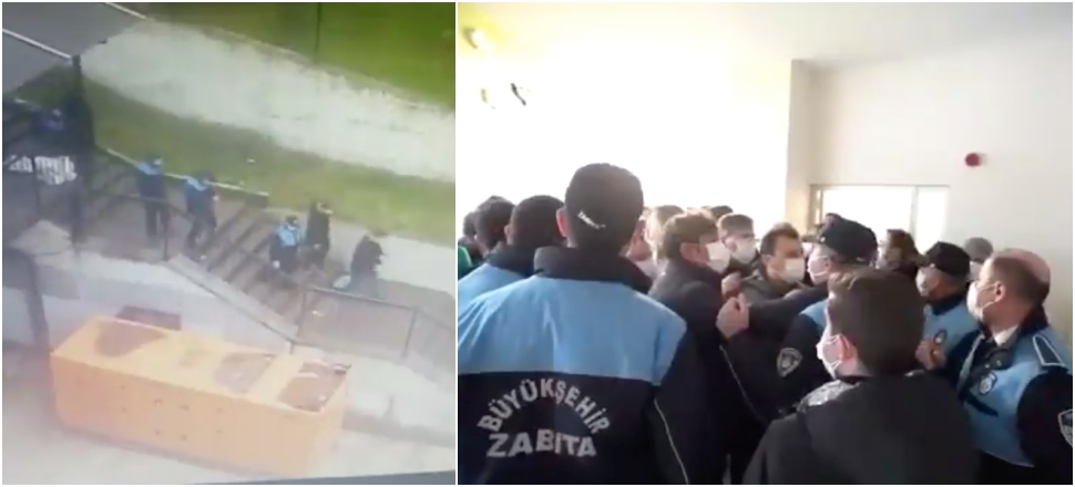 İBB ekipleri baskın yaptı, kapıyı kırdı!