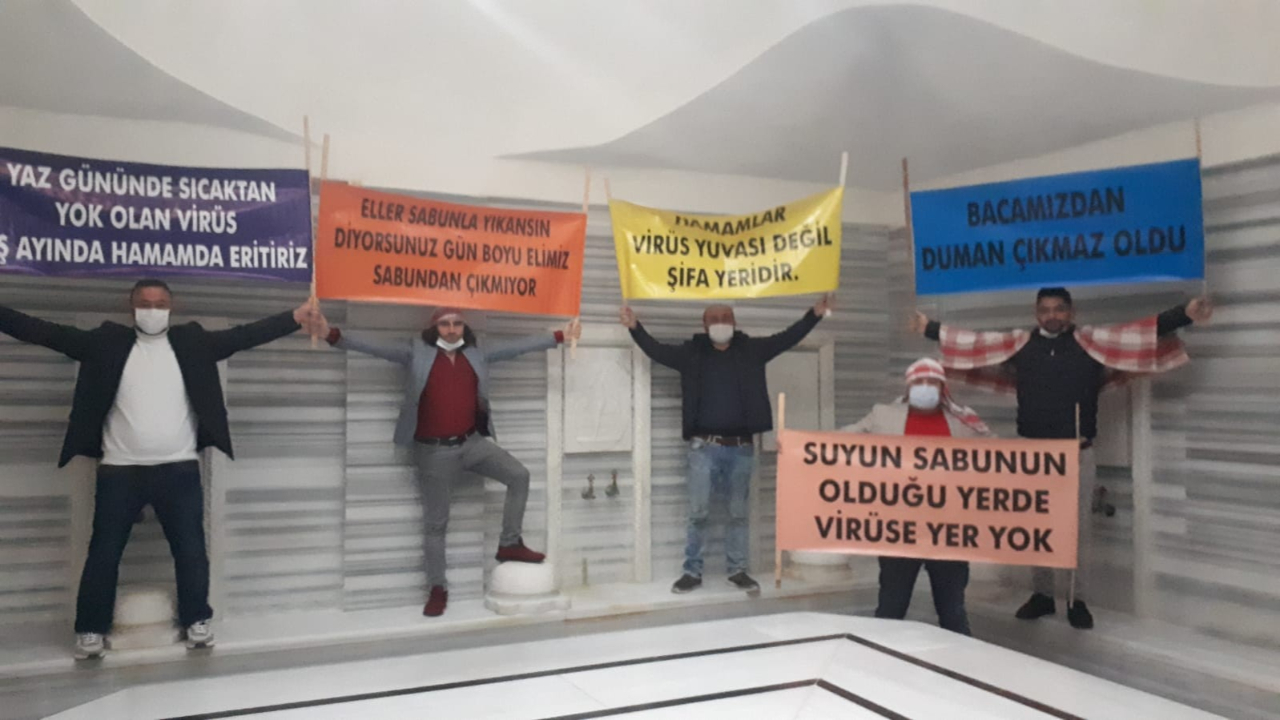 Virüsü hamamda eritiriz!