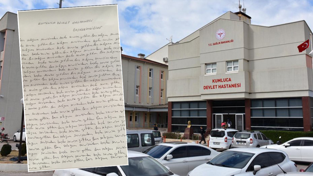 Hemşireye 500 kez 'Ben salağım' yazdırdı