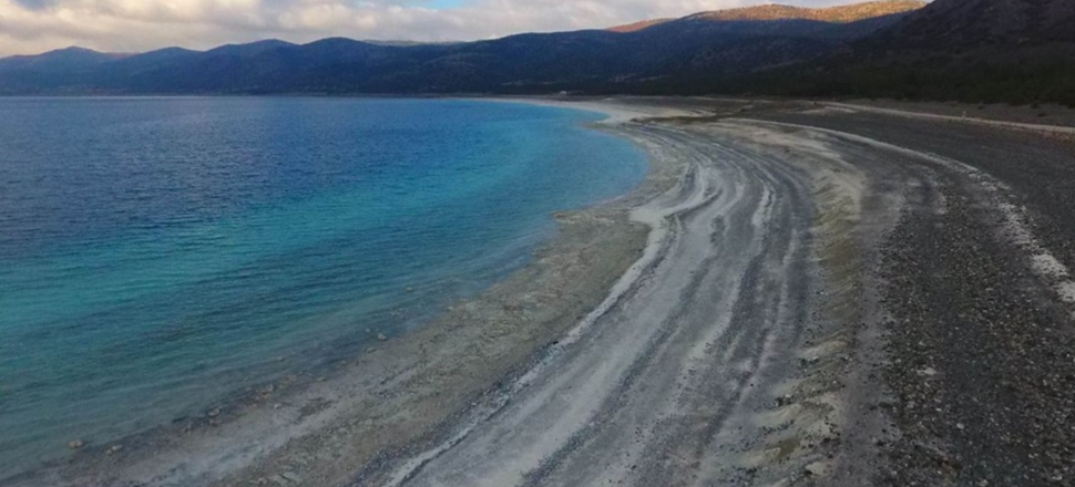 Salda Gölü'nde kuraklık alarmı