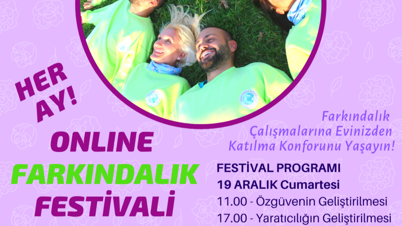Covid-19'a karşı stresi yok eden online farkındalık festivali