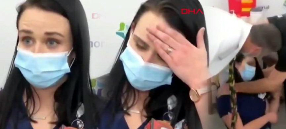 Aşıdan sonra milyonların önünde bayıldı