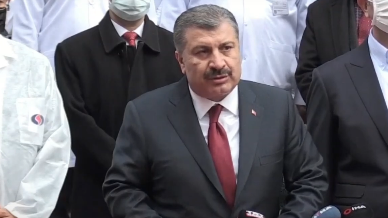 Sağlık Bakanı Koca yangının sebebini açıkladı