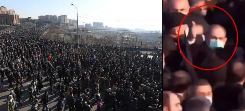 Halk ayaklandı, Paşinyan arada kaldı